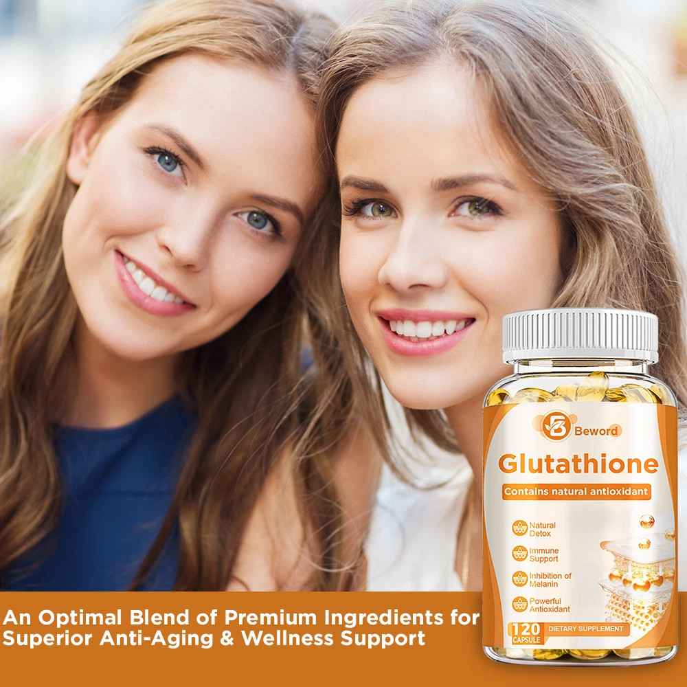 1-3PCS Glutathione 1000MG Softgels Antioxidant Anti-Aging Skin Brightening