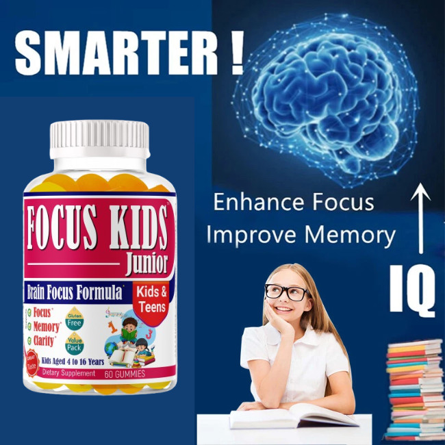 Smply Focus Ultimate Gummies ,Focus, Clarity & Memory Booster For Kids 20/12/25