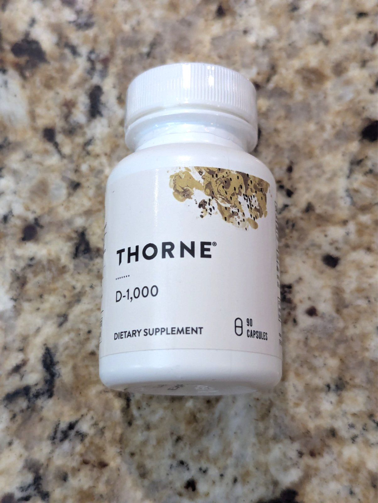 Thorne Vitamin D-1,000 Supplement 90 capsules exp: 05/2028