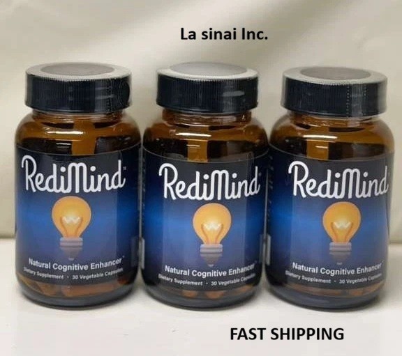 (2 Packs) RediMind Cognitive Enhancer 30 Caps Natural Focus Memory Brain Health