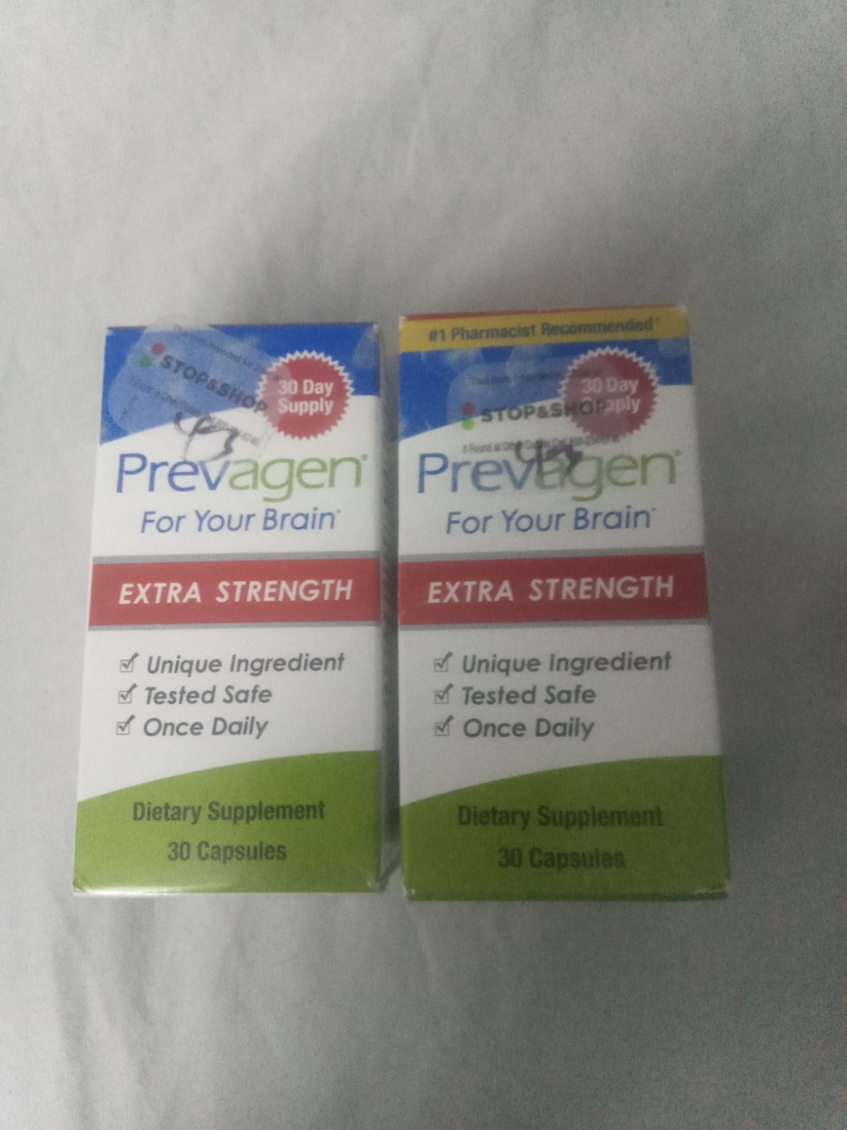 Prevagen Extra strength – 30 Count Lot Of 2