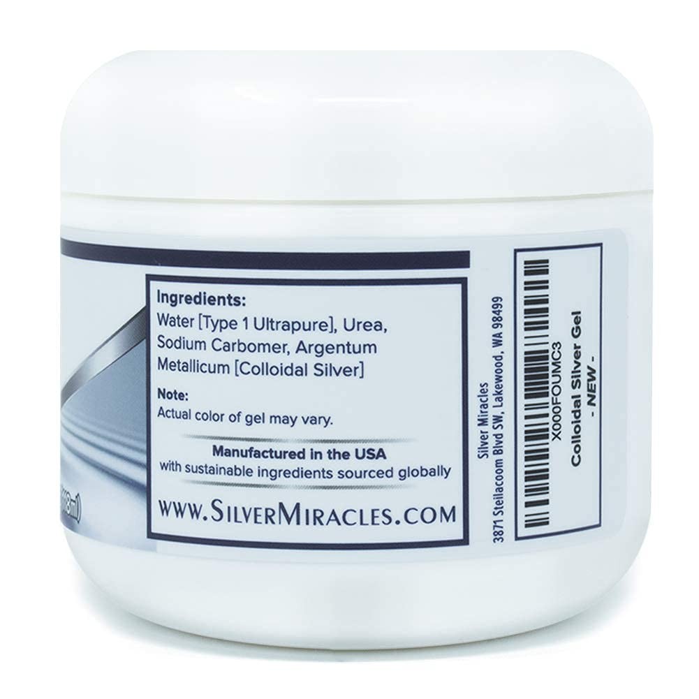 – Colloidal Silver Gel – Nano Silver Gel Wound Care – Healing Ointment for Bu…
