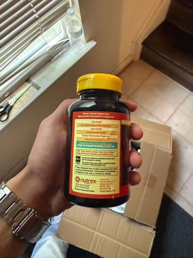 BioAstin Hawaiian Astaxanthin 12mg 120 Softgels Dietary Supplement Sealed