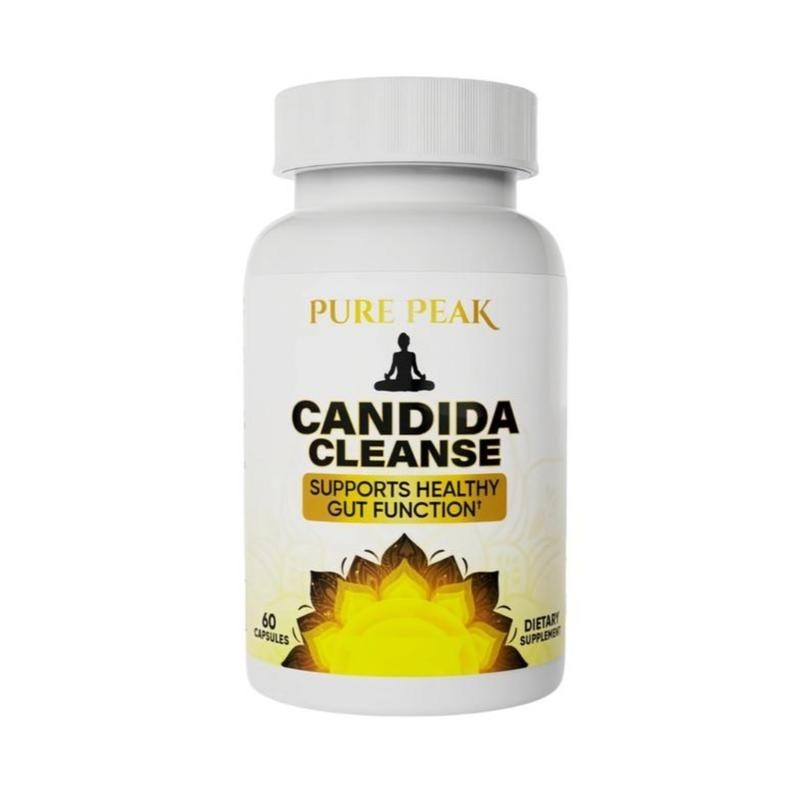 Pure Peak Candida Cleanse-Gut & Colon Support 60 Capsules for Men & Women