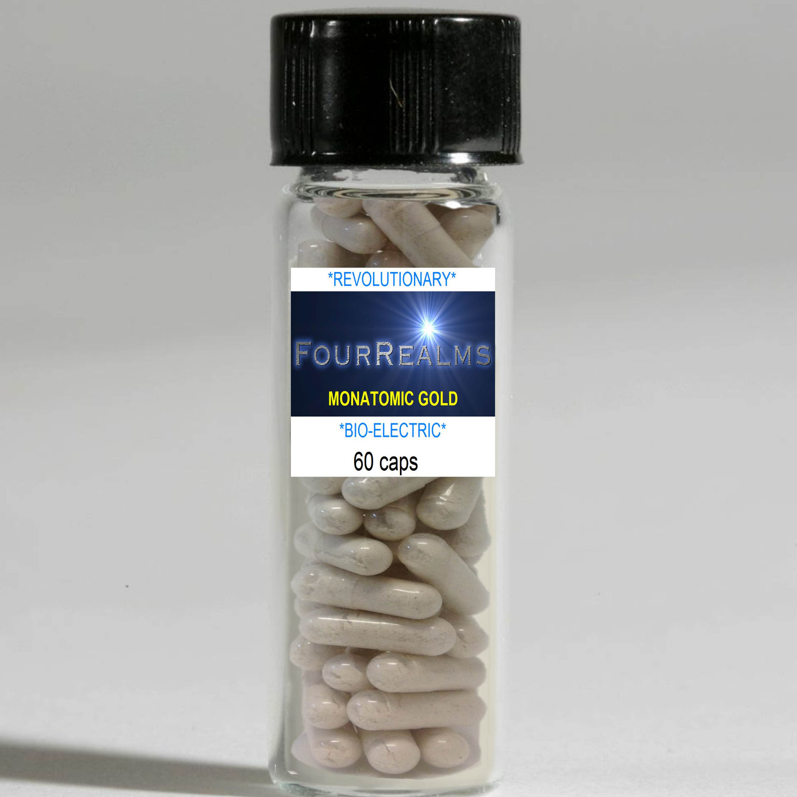MONATOMIC GOLD *ORMUS* WHITE POWDER GOLD* 300mg 60 Caps