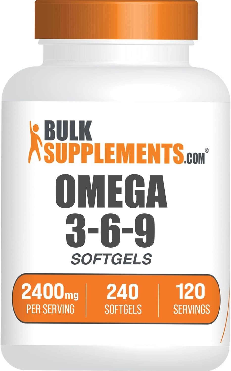 BulkSupplements.com Omega 3-6-9 Softgels – Triple Omega Supplement, from Flaxsee