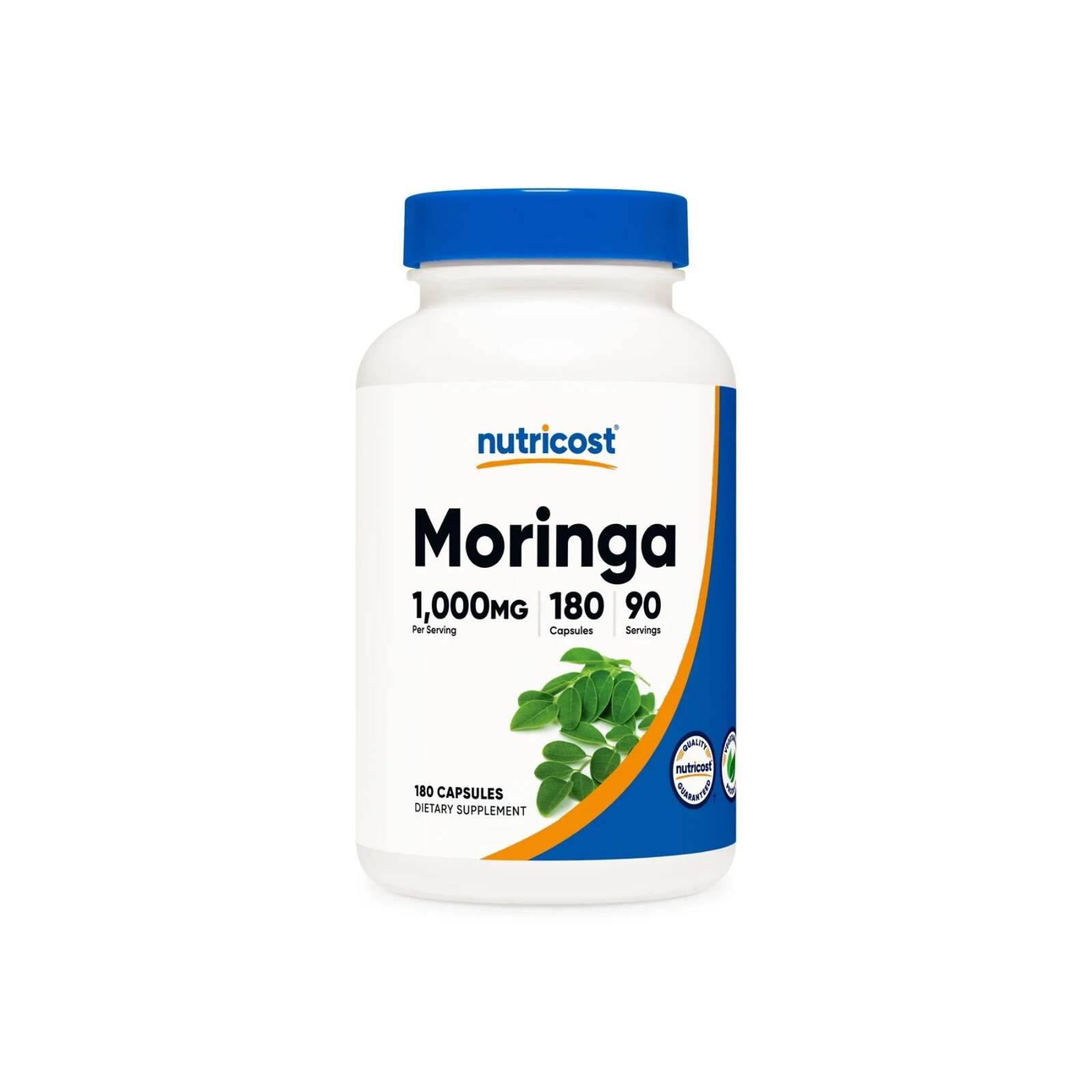 Nutricost Moringa Capsules 500mg, 180 Capsules (90 Servings) – EXP 07/2026