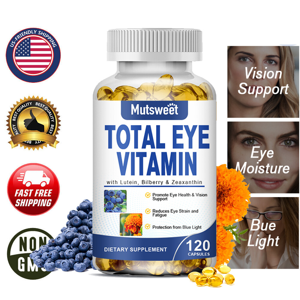 Eye Health 120 Capsules, Lutein Zeaxanthin, Vision Health, Eye Support