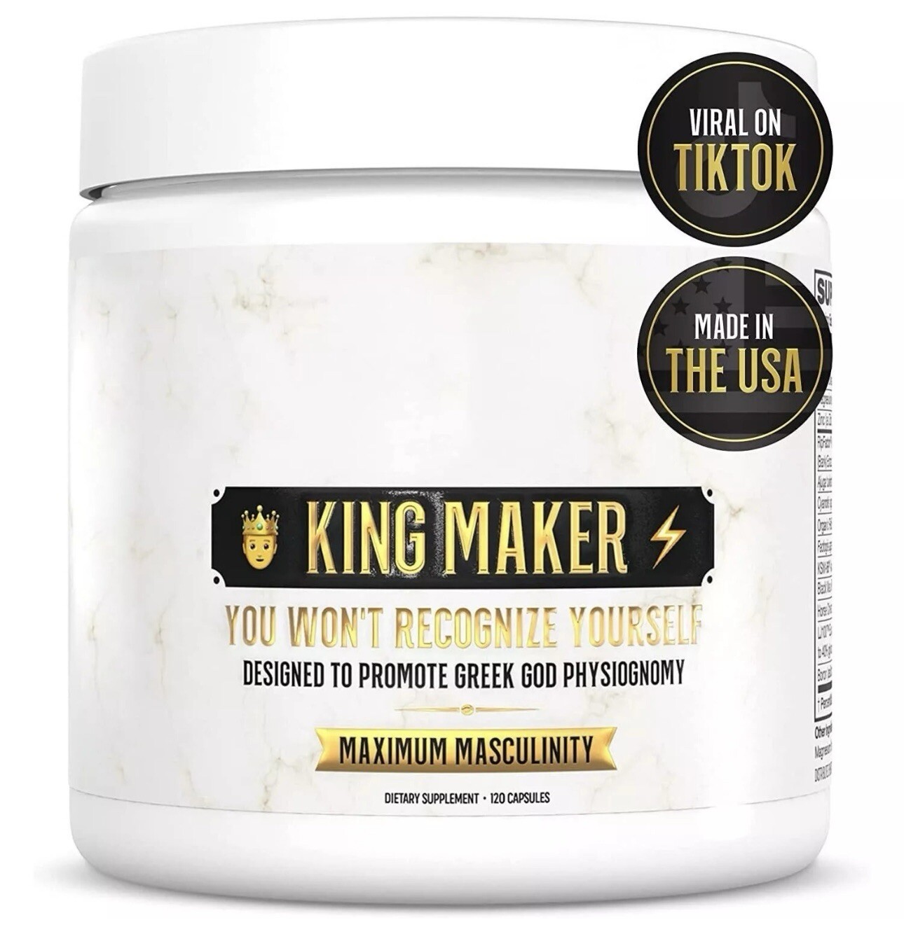 Top Shelf Grind King Maker, 13-in-1 Anabolic Supplement for Men 120 capsules
