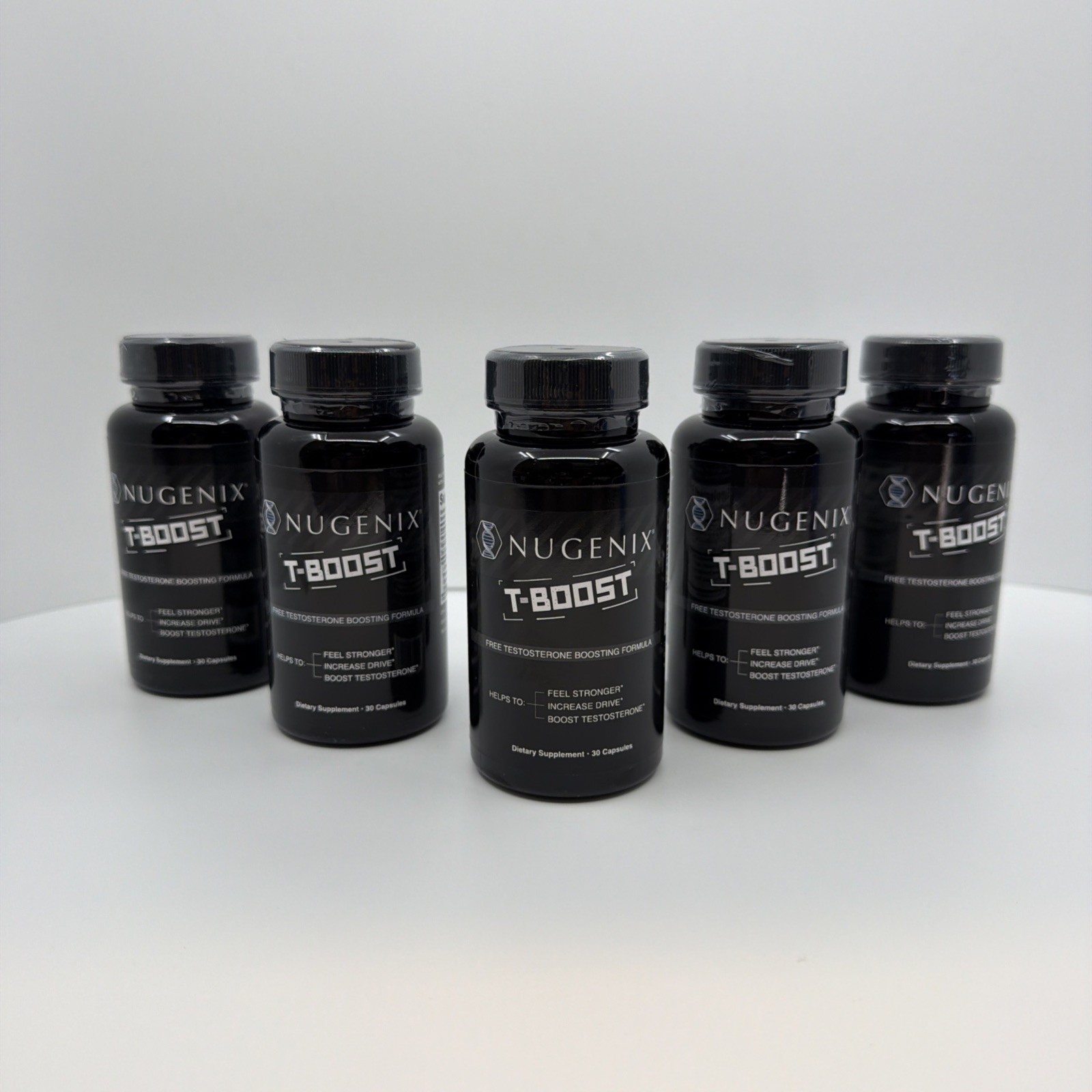 5 PACK Nugenix T Boost Testosterone Booster Supplement 180 Capsules NEW SEALED