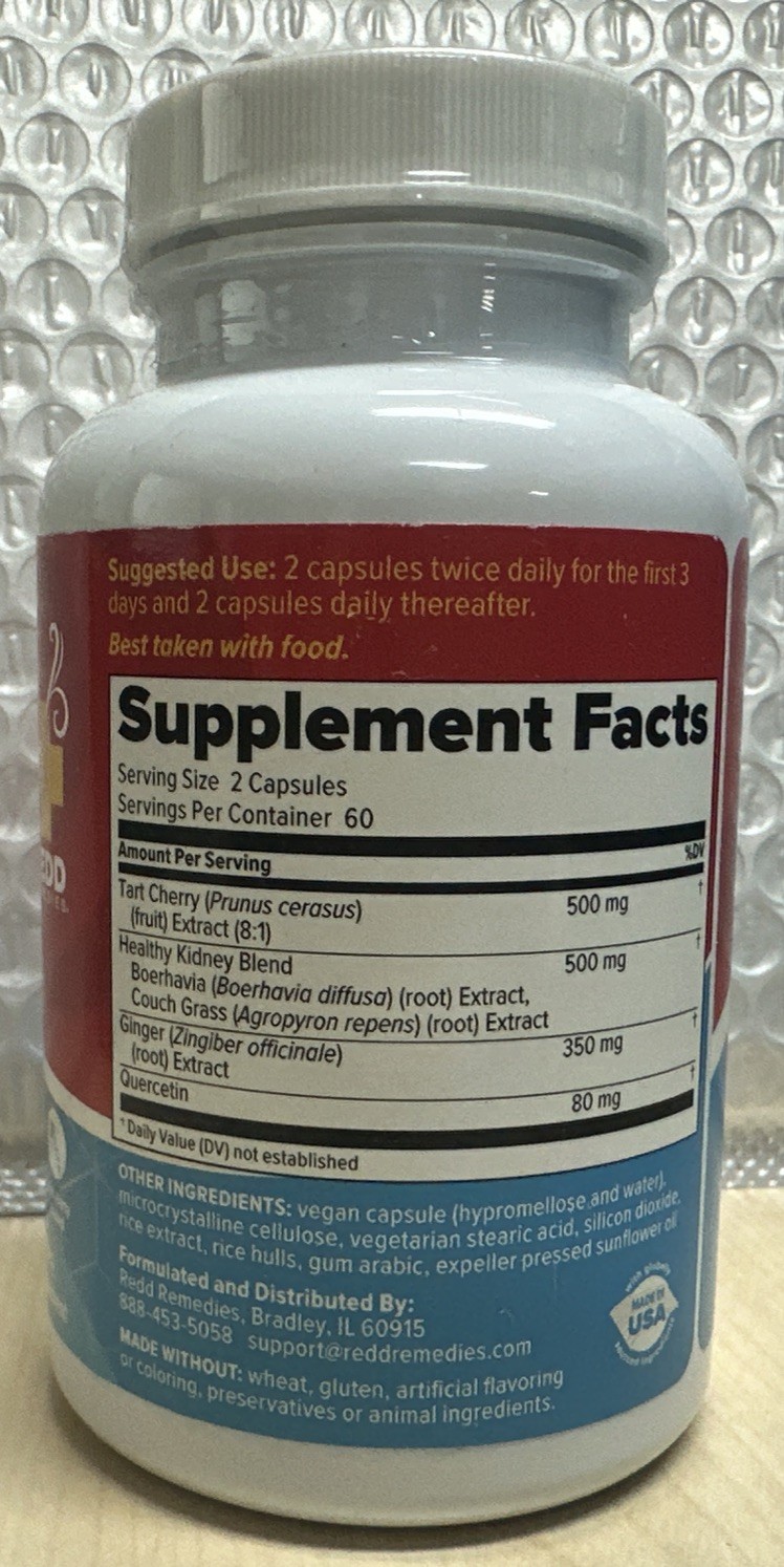 Redd Remedies, Gouch!, Support for Healthy Joints and Uric Acid Levels, 120 Caps