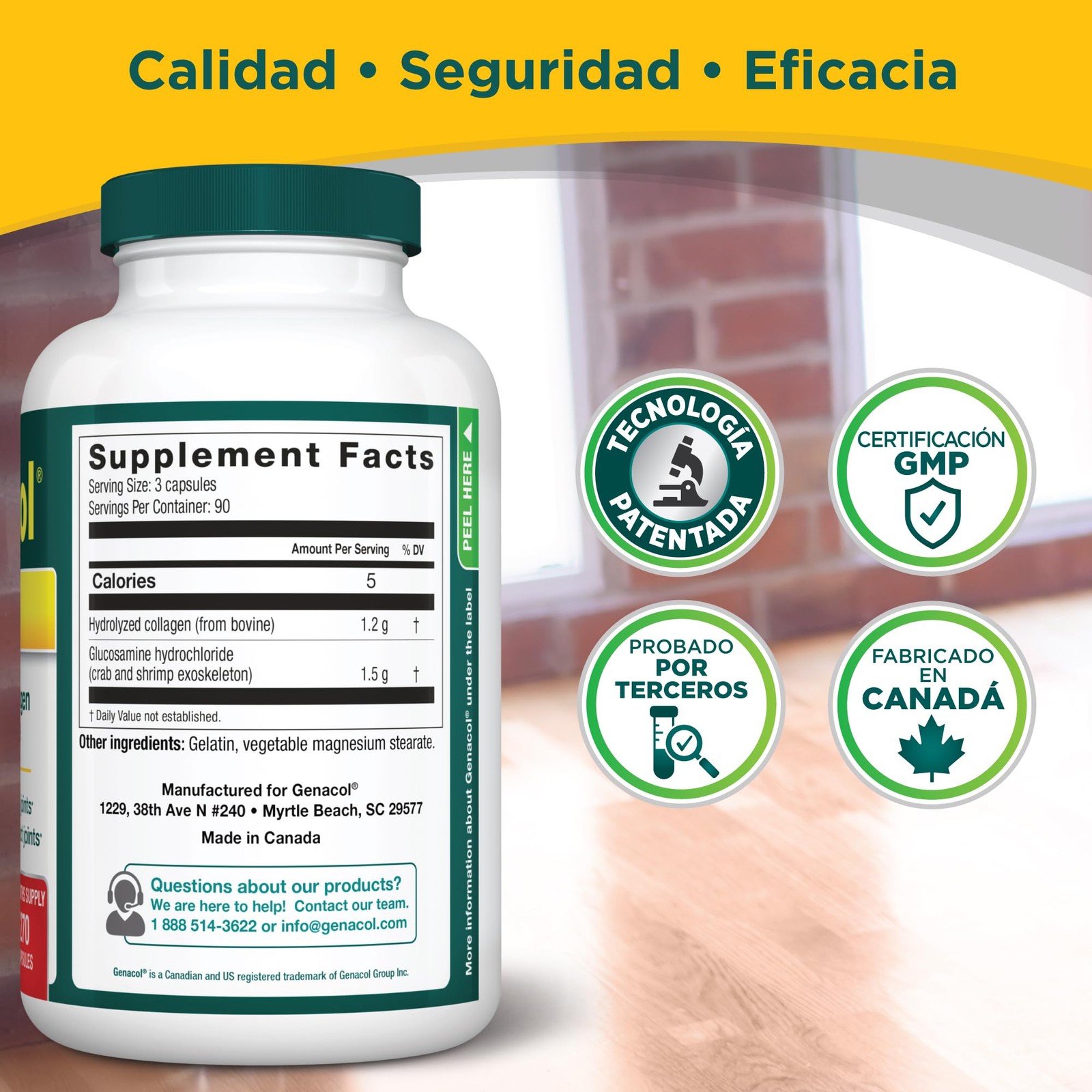 Glucosamine Collagen Joint Supplement for Pain Relief Mobility Support