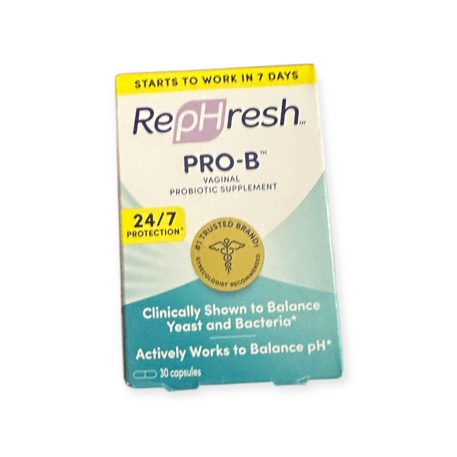 Rephresh Pro B Probiotic Feminine Supplement 30 Capsules Exp 08/2026+