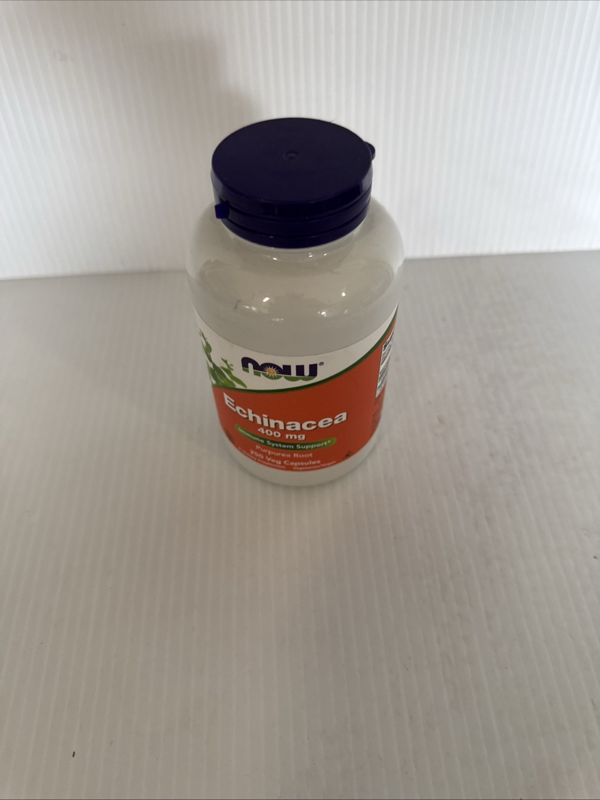 Now Echinacea Purpurea Root 400 mg 250 Vegan Caps EXP 06/2026