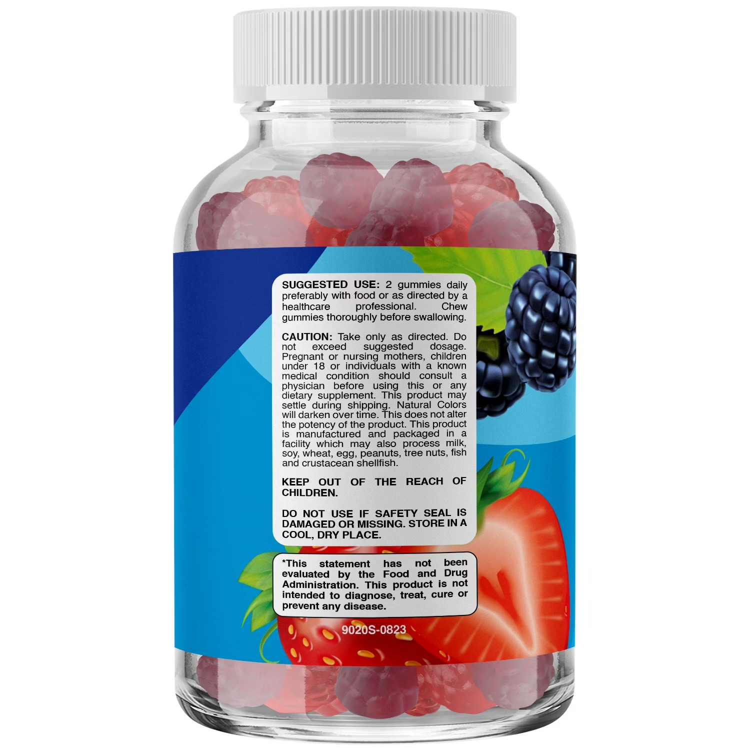 Phytoral Sugar Free Prebiotic Fiber Gummies Mixed Berry 120 Count