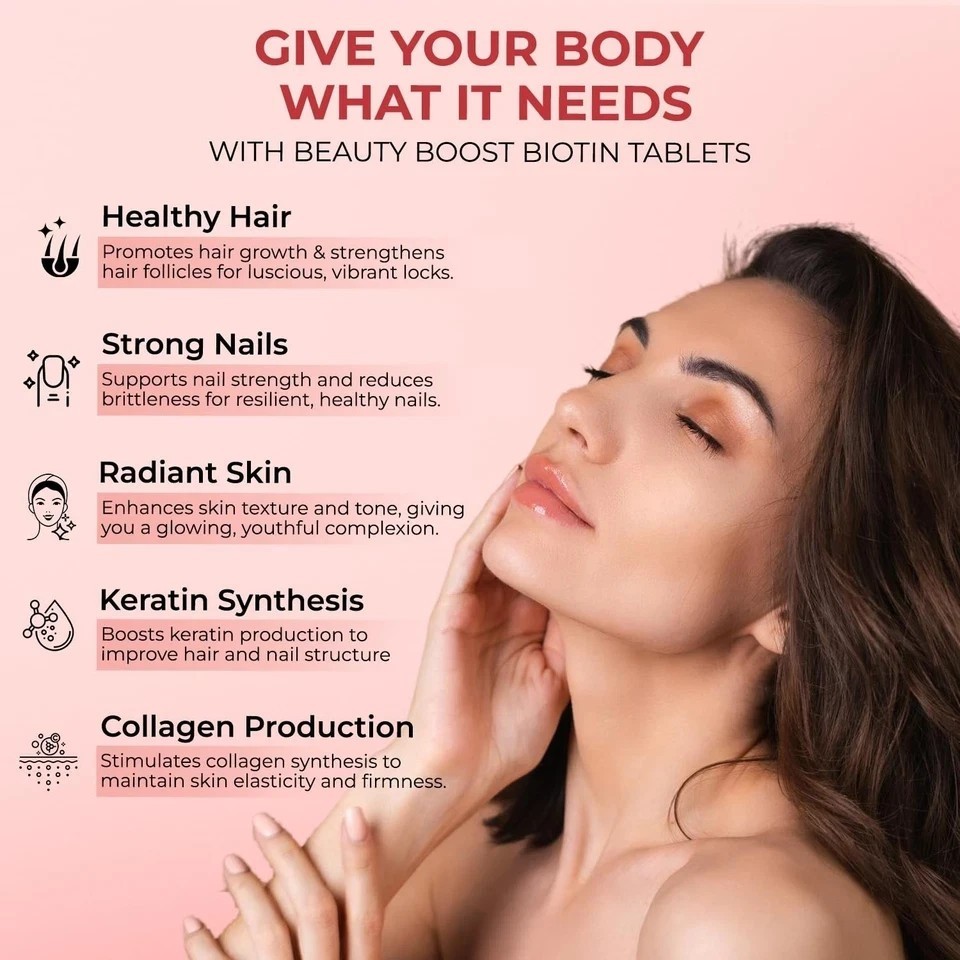 The Body Reserve Plant Based Biotin Tablets – 120 Veg Tablets g083
