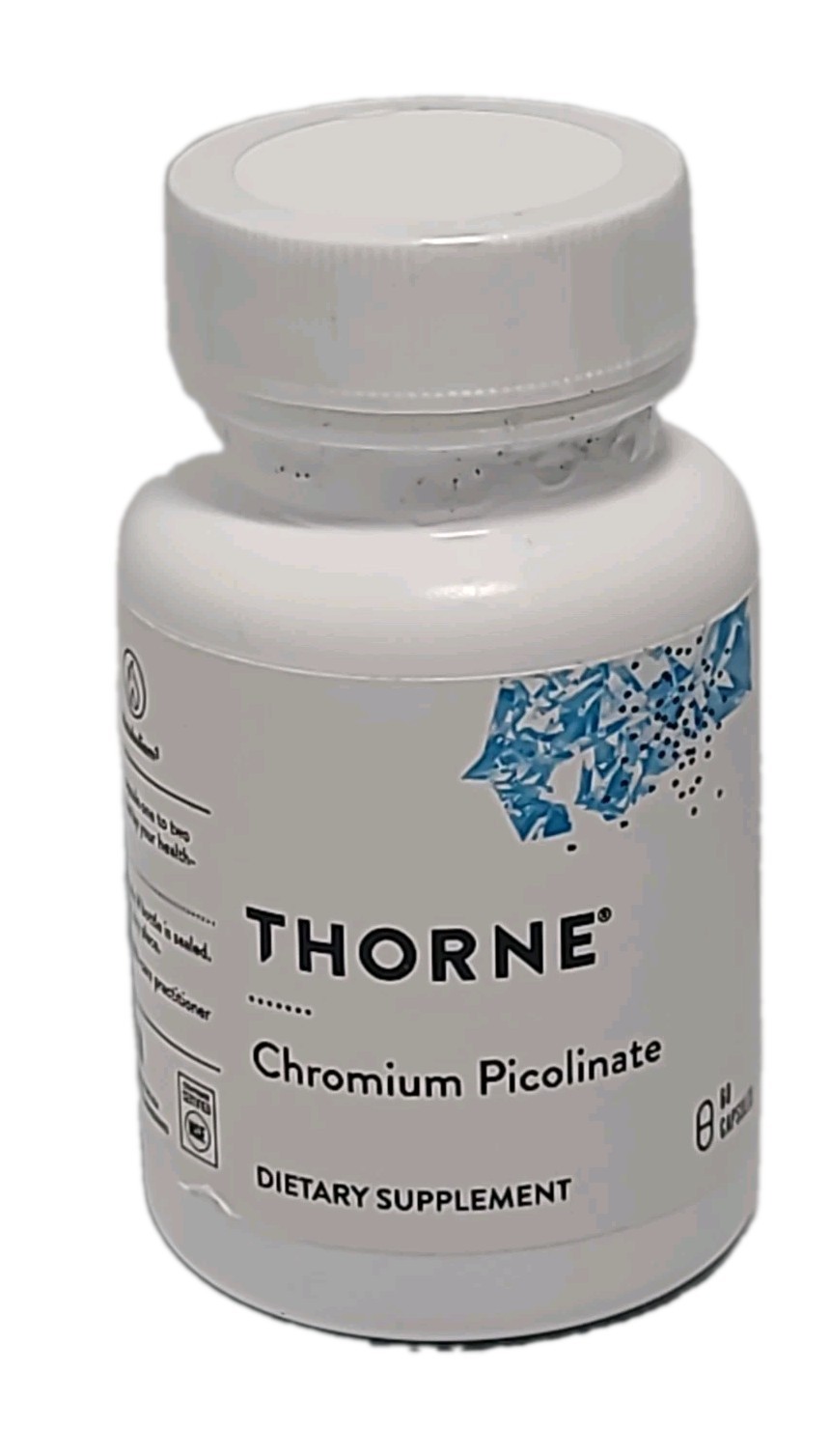 Thorne Chromium Picolinate 60 CAPSULES • NEW SEALED EXP : 8/2027+