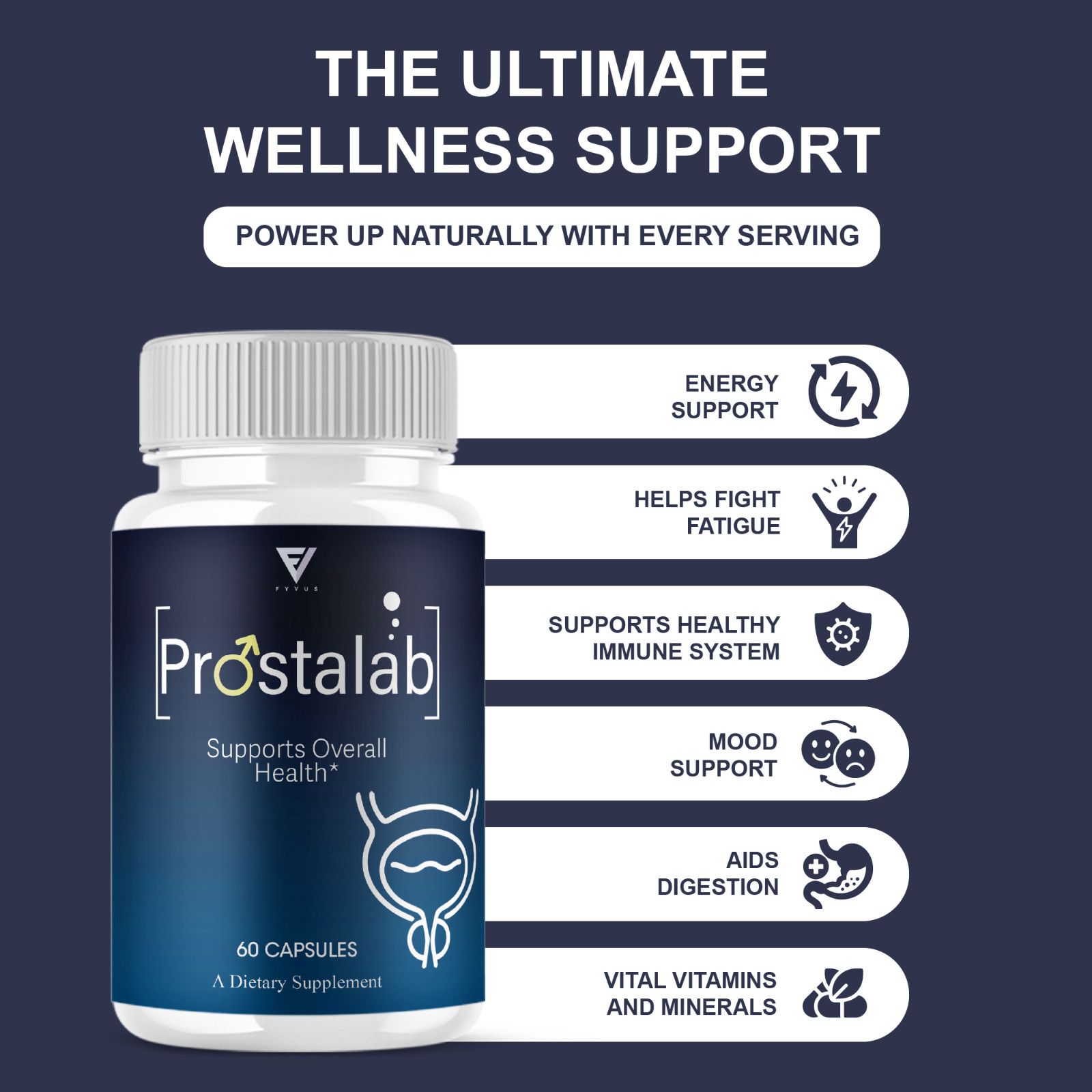 (5 Pack) Prostalab Supports Overall Health, Prosta Lab Pills (300 Capsules)