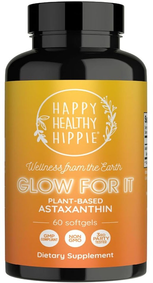 Astaxanthin 12mg Vegan Softgels Skin Hydration Glow Algae Extract 60Ct
