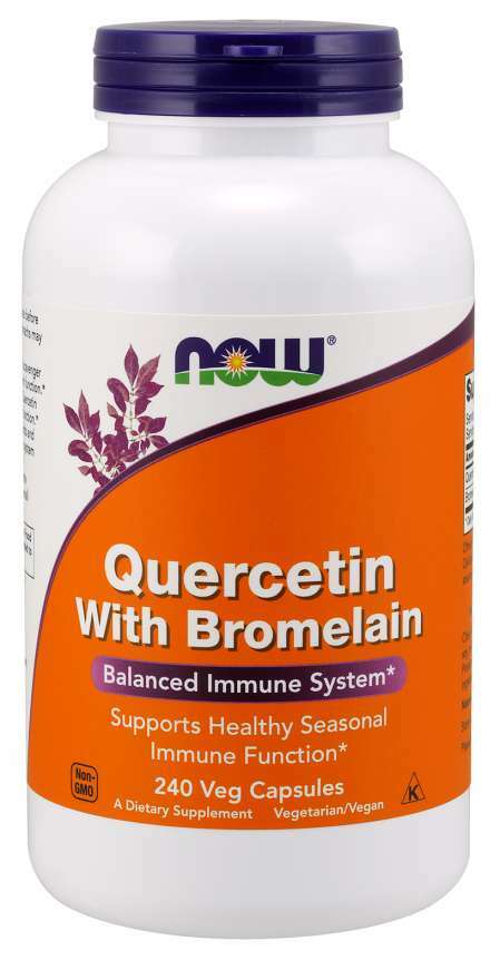 NOW Foods Quercetin with Bromelain Balanced Immune System – 240 Count 03/26EXP