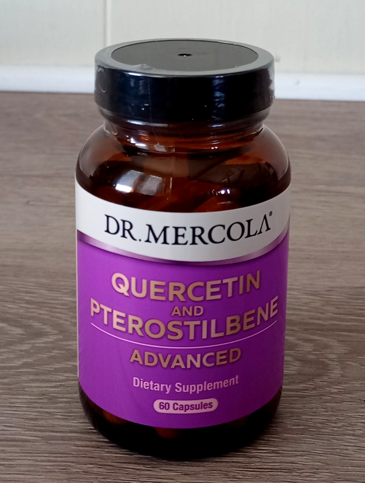 Dr. Mercola Quercetin And Pterostilbene Advanced Dietary 60 Ct Best By 07/2026