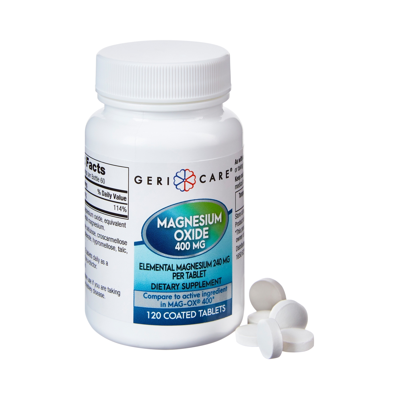 Geri-Care Mineral Supplement Tablet 400 mg 1 Bottle(s) 120 per Bottle