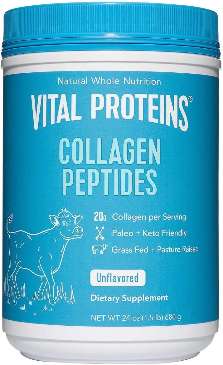 Vital Proteins Collagen Peptides 24 oz Pack of 2 | Grass Fed | 48 oz