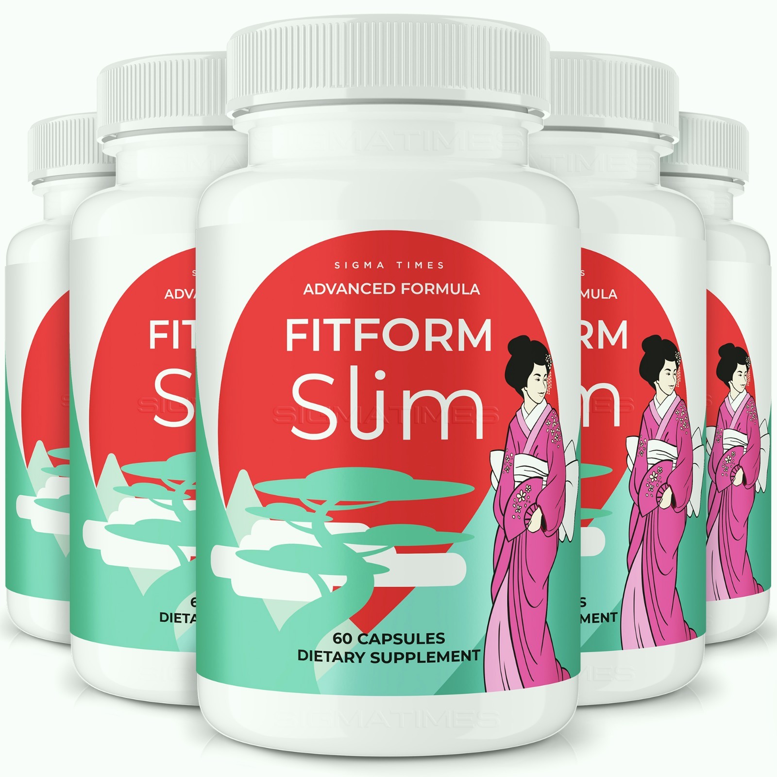 Fitform Slim Capsules – Weight Loss Support, Metabolism & Energy Pills – 5 Pack