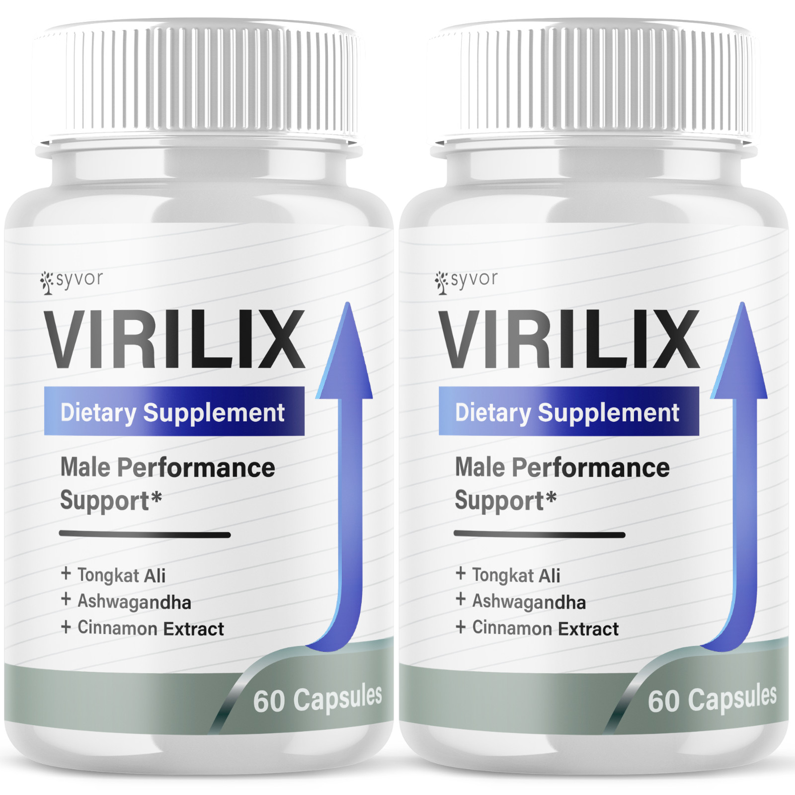 (2 Pack) Virilix Male Support Supplement Advanced Formula Viri Lix 120 Capsules