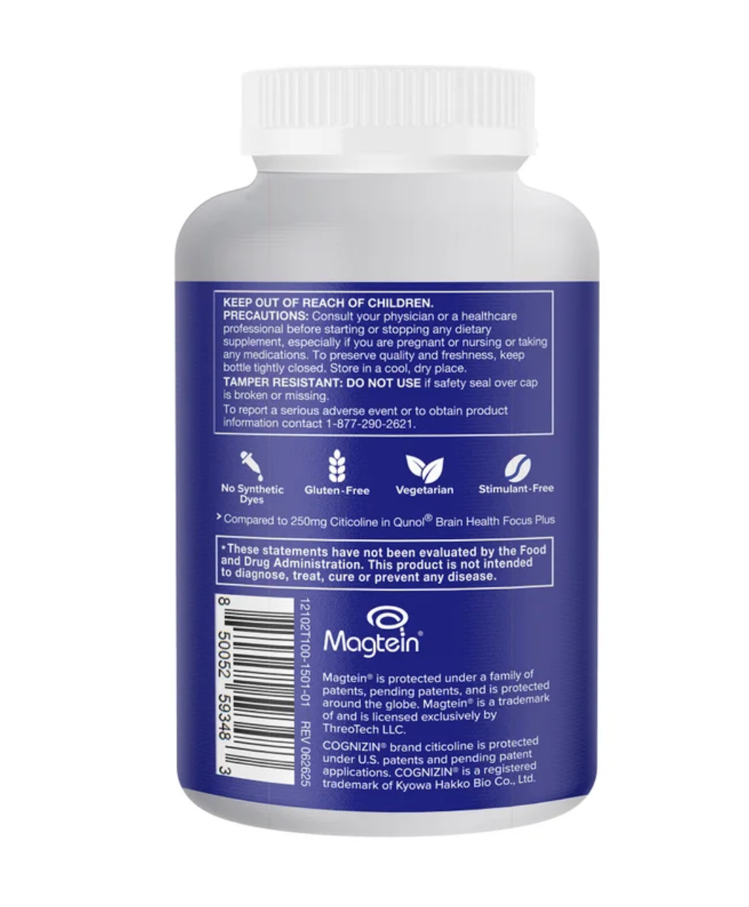 Qunol Extra Strength Brain Health Memory Focus 100 Ct