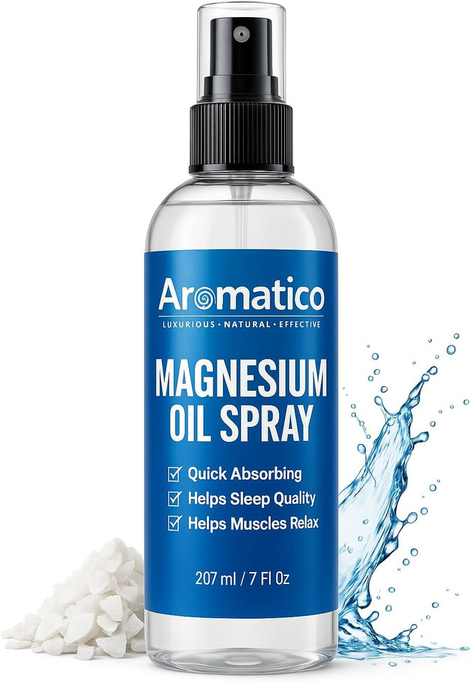 Aromatico Magnesium Oil Spray for Body – 7 fl oz | Unscented Topical Magnesium