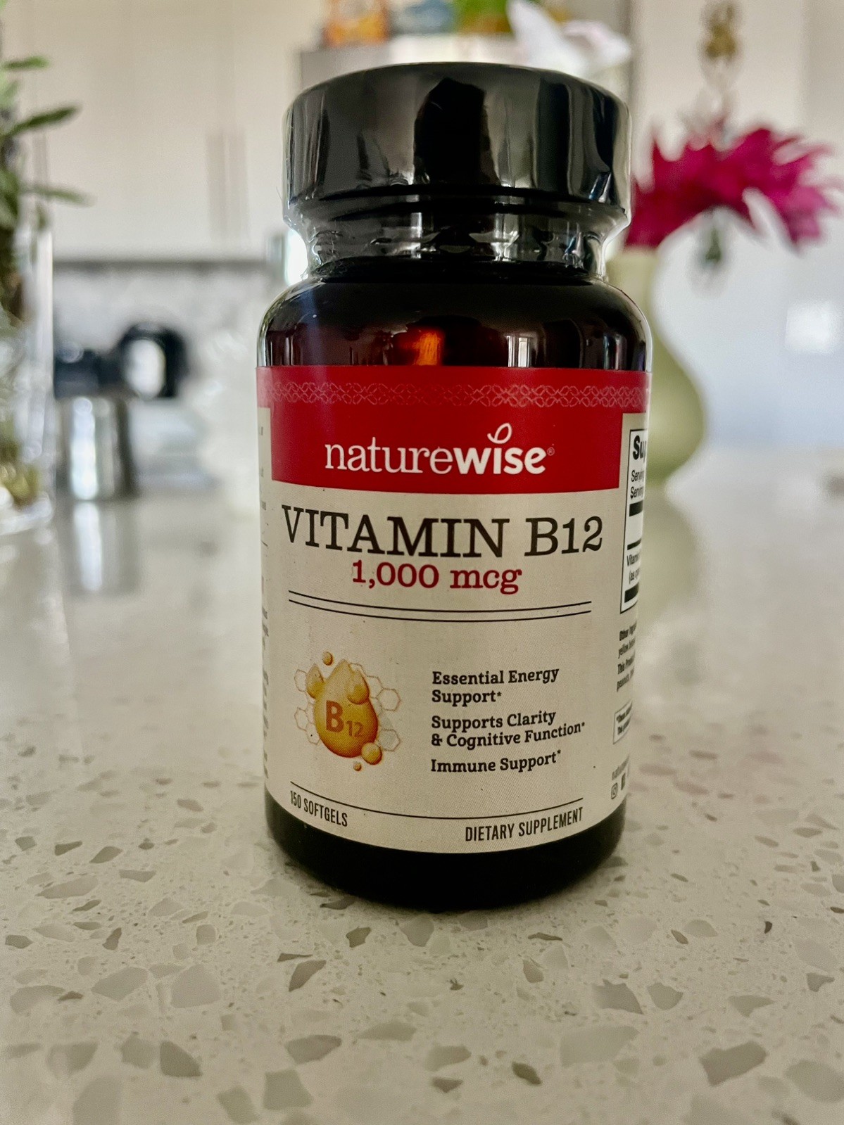NatureWise Vitamin B12 Dietary Supplement 1000 McG, 150 Count