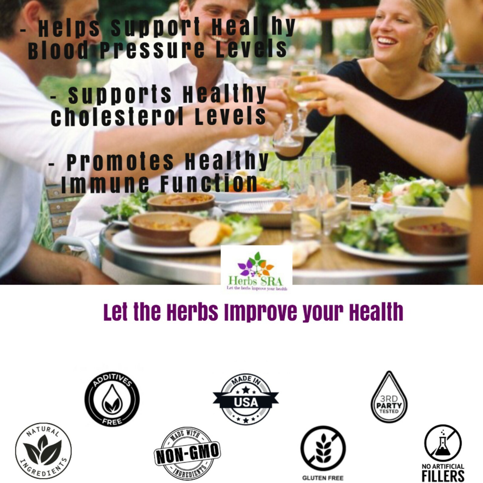 BLACK GARLIC SUPPLEMENT,10x More Powerful, Allergies, Blood Pressure Control.