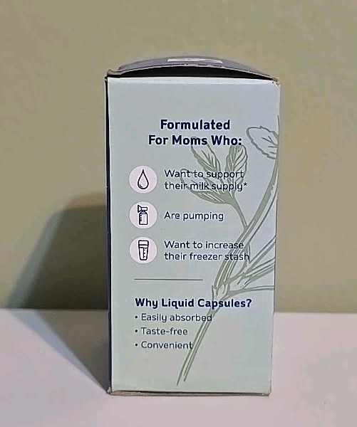 New! MotherLove More Milk Plus (60 Liquid Capsules) Supplement Exp 7/26