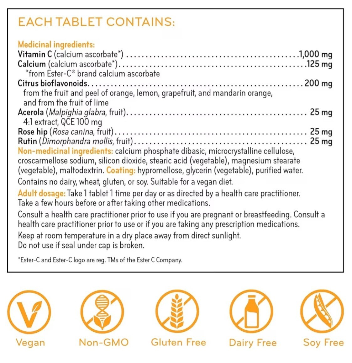 Sisu Ester-C 1000mg 210 Tablets 2-Pack 420 Tabs Immune Support Vitamin C