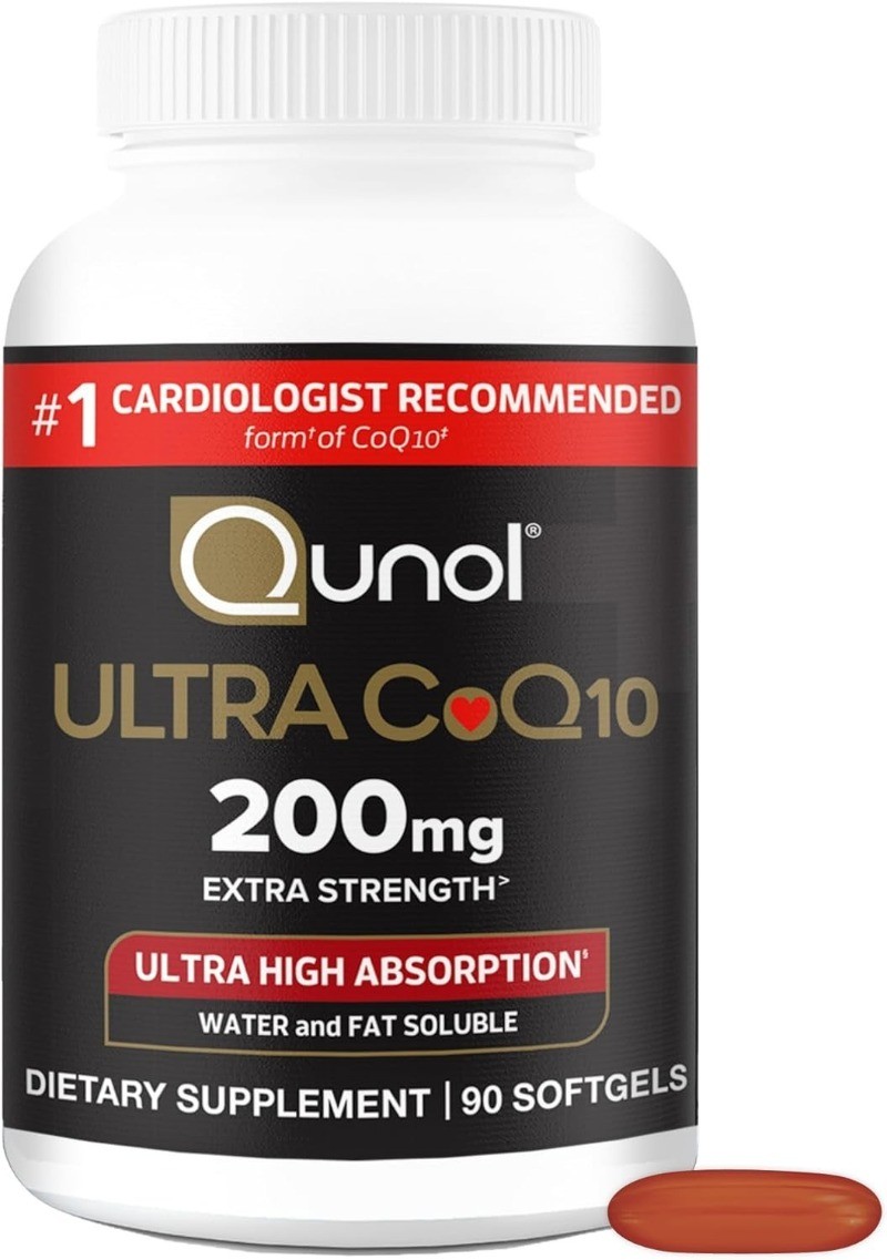 Qunol CoQ10 200mg Soft Capsules Super Absorb Heart and Energy 90 parts-