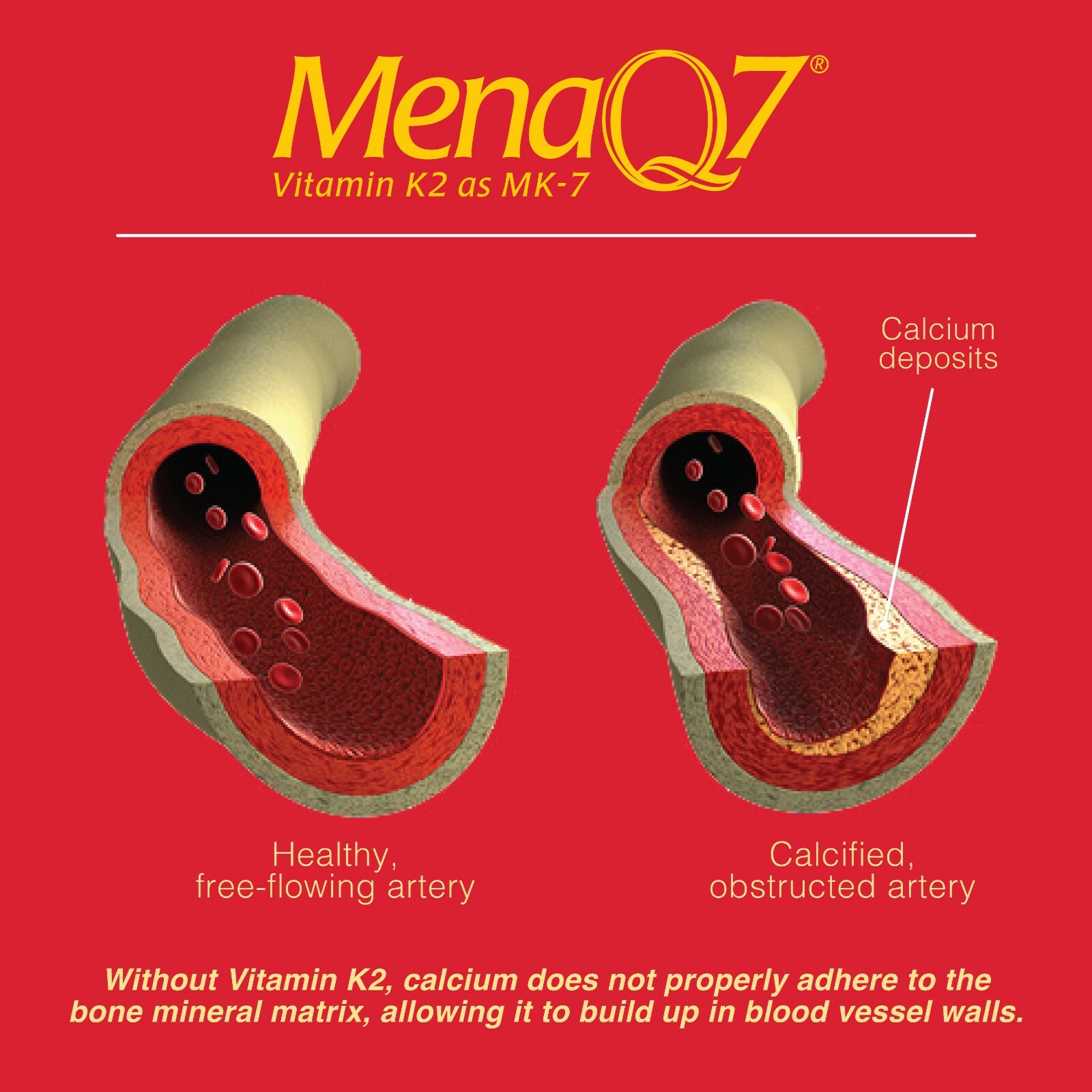 Vitamin K2 180 MCG with D3 5000 IU Supplement for Heart and Bone Health