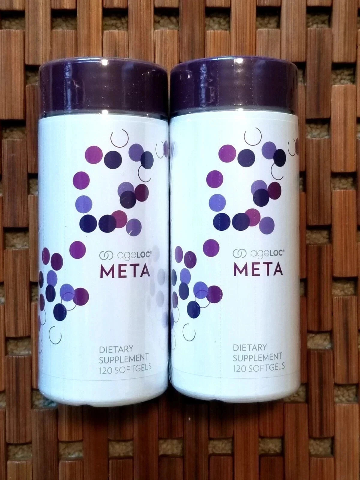 Nu Skin Pharmanex ageLOC Meta Pack of 2 120 Capsules Each Dietary Supplement New