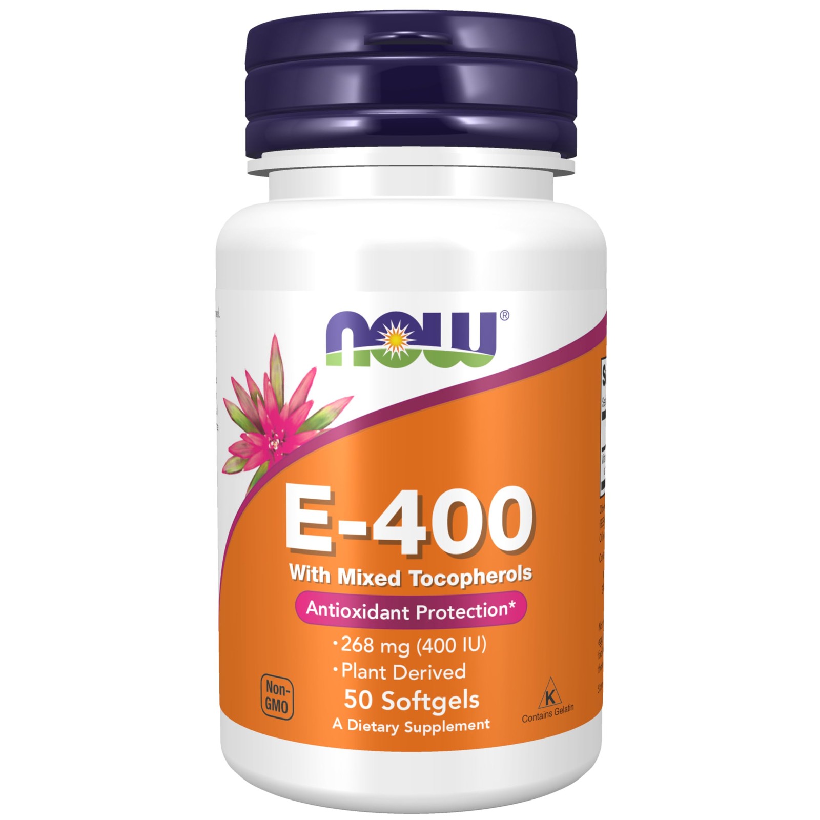 Vitamin E 400 Iu 268 Mg 50 Softgels Antioxidant Immune Health Vascular Support