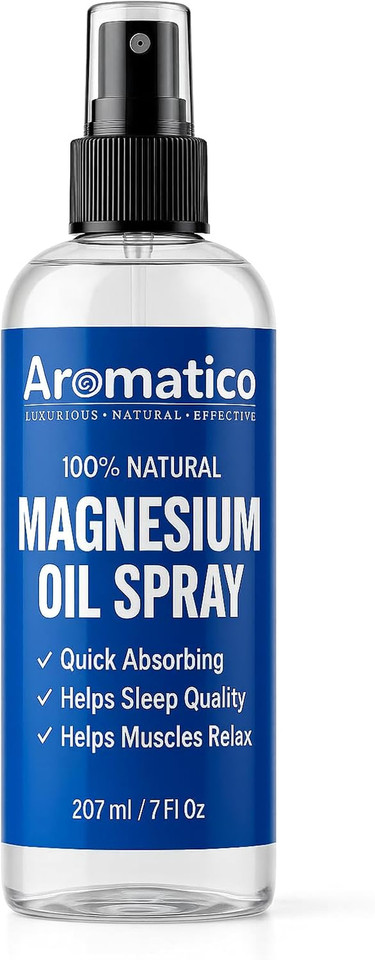 Aromatico Magnesium Oil Spray for Body – 7 fl oz | Unscented Topical Magnesium