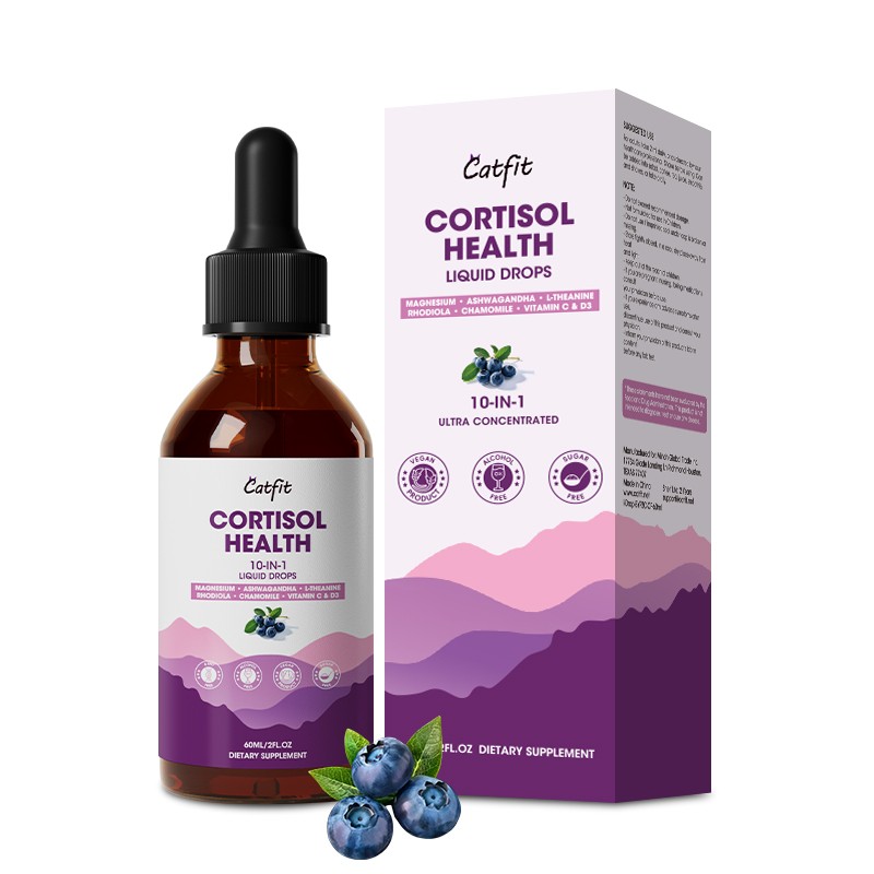 Cortisol Supplements for Women & Men, 60ml Cortisol Detox Manager Reducer