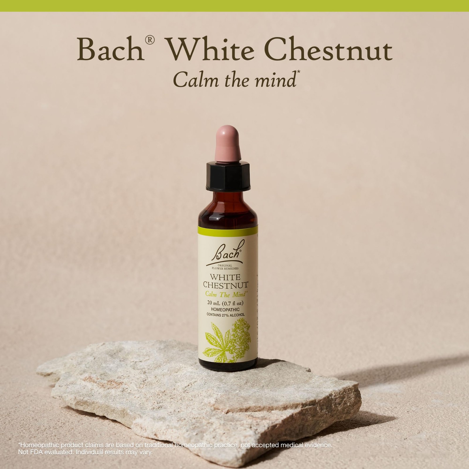 Bach Flower Remedy White Chestnut Calm Mind Natural Emotional Wellness 0.7 Fl Oz