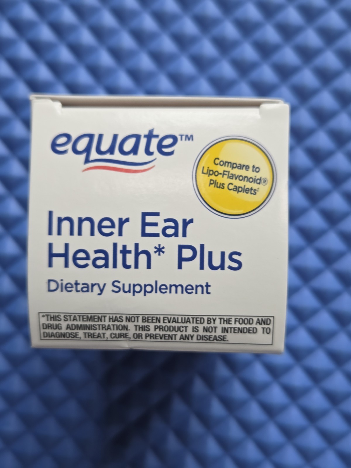 Equate Inner Ear Health Plus Caplets Dietary Supplement, 100 Ct .EXP 07/2027