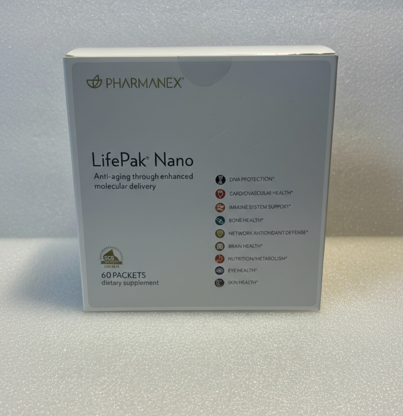 1 PACK Nu Skin Pharmanex LifePak Nano – 60 Packets – Exp 07/2027– New & Sealed