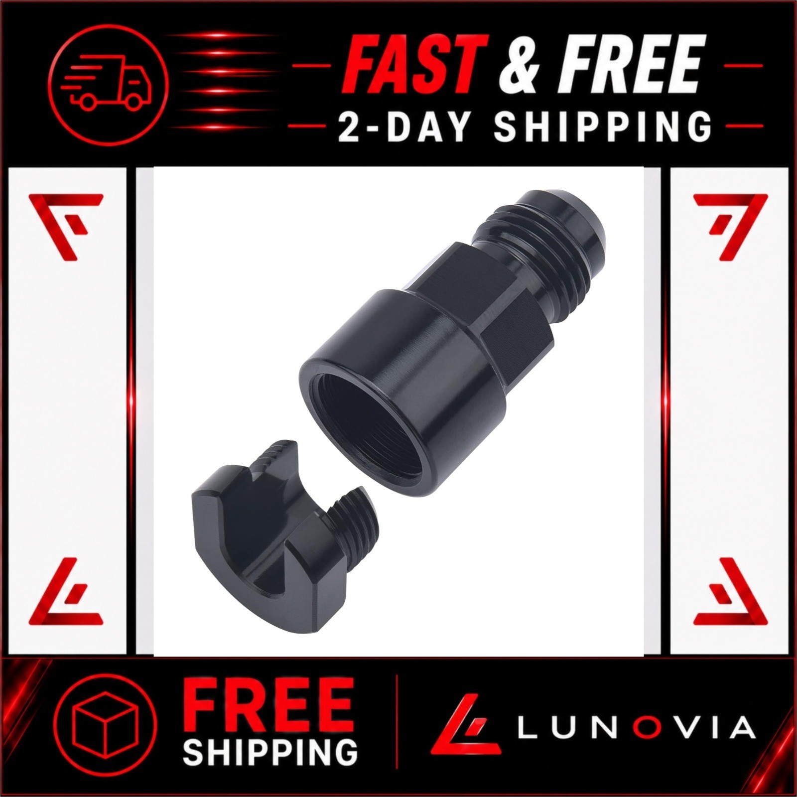 EVIL ENERGY 6AN to 3/8″ Quick-Disconnect Female EFI Fuel Rail Fitting