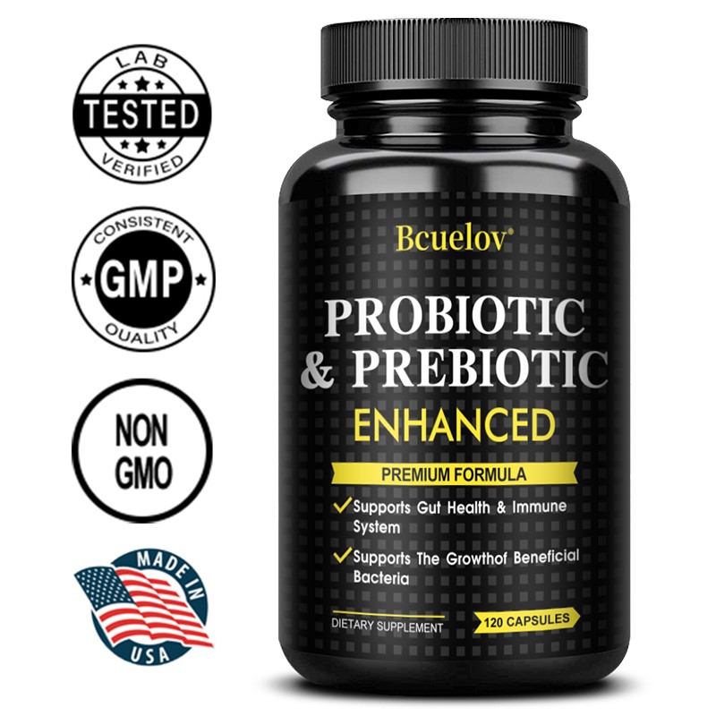 Prebiotic & Probiotics Gas, Constipation & Bloating Relief,Supports Gut Health