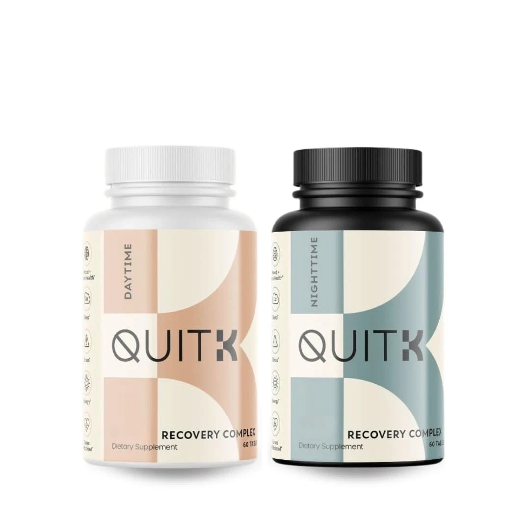 QuitK Recovery Complex Withdrawal Detox Support Sleep Energy Mood 30 Caps