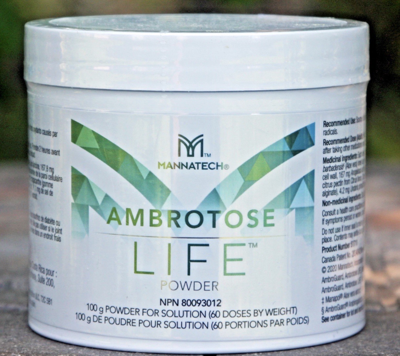 Mannatech Ambrotose Life 100g Immune Support Dietary Supplement Powder Exp 04/27