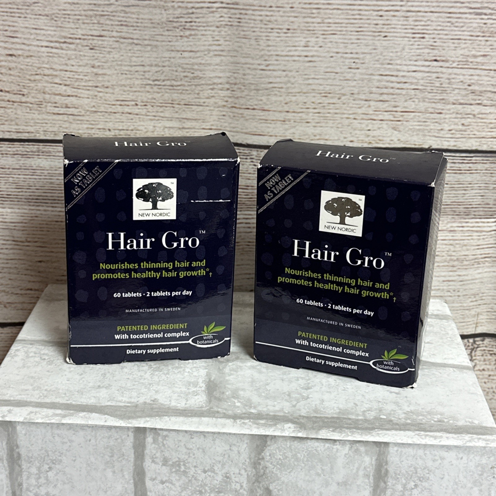New Nordic Hair Gro (60 caps) 2 Packs 9/2026+ Lot Of 2