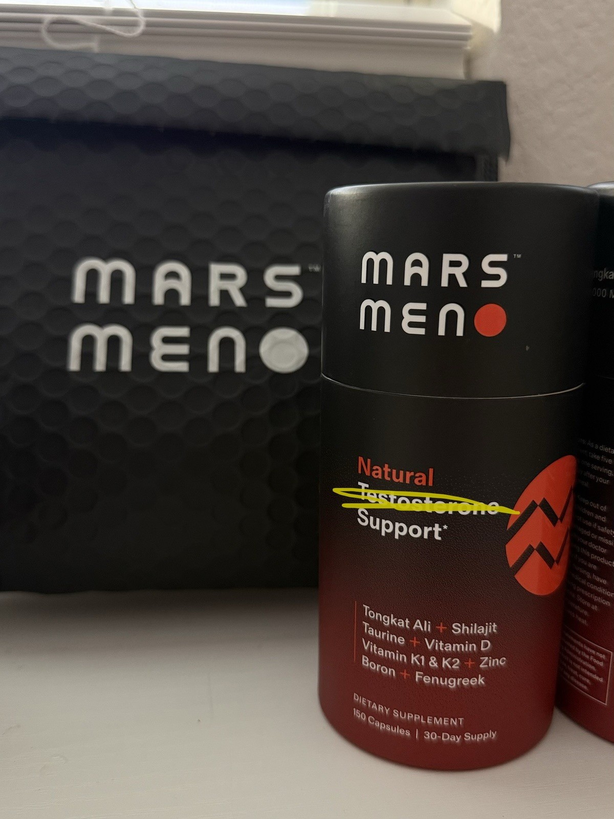 Mars Men Natural T Support Supplement 150 Capsules 90- Day Supply Pack of 3 USA